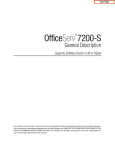 Samsung OfficeServ 7200-S Specifications