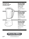 Proctor-Silex 51000 Troubleshooting guide
