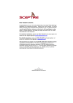 Sceptre X460 User manual