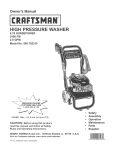 Craftsman 580.752700 Owner`s manual