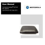 Motorola 2247-N8 User manual