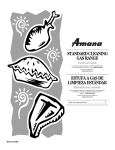 Amana W10174736A Specifications