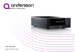 Andersson Map 3.0 User manual