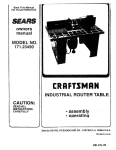 Craftsman 171.25490 Owner`s manual