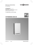 Viessmann WB2B Operating instructions