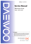 Daewoo KOR-1A1G0A Service manual