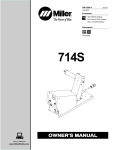 Miller Electric OM-1500-4 Owner`s manual