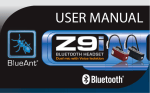Blueant V1 User manual