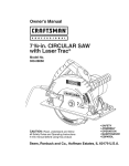 Craftsman 320.28060 Owner`s manual