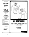 Craftsman 113.197610 Operator`s manual