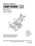 Craftsman 247.883971 Operating instructions
