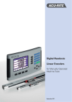 ACU-RITE 200S READOUTS Specifications