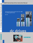 Siemens TW 703 Series Instruction manual