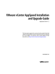 VMware APPSPEED SERVER 1.5 - VCENTER APPSPEED INSTALLATION AND User`s guide
