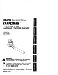 Craftsman 358.797030 Operating instructions