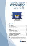 Wilson Electronics 811201 Installation guide