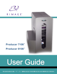 Rimage Producer III 8100 User guide