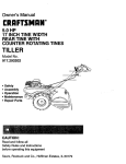Craftsman 917.293202 Owner`s manual