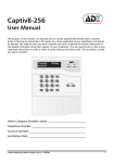 ADE Captiv8-20 User manual