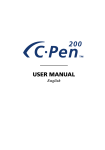 C Technologies Mobile Information Collector C-Pen User manual