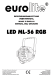 EuroLite LED ML-56 RGB User manual