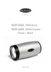 Canon SEAFLASH 150DIGITAL Operating instructions