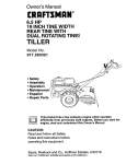 Craftsman 917.293321 Owner`s manual