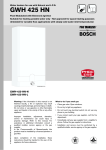 Bosch GWH 425 EF Specifications
