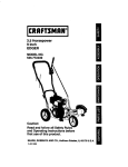 Craftsman 536.772400 Operating instructions