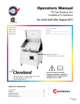 Cleveland SGM-30-TR Operating instructions