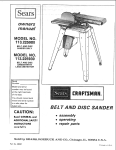 Craftsman 113.225930 Owner`s manual