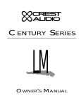 Century 15 SERIES 15 Technical information