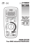 Extech Instruments EX530 User`s guide