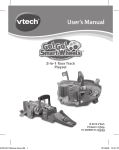 VTech Go! Go! Smart Wheels Race Car User`s manual
