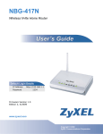 ZyXEL Communications M-302 User`s guide
