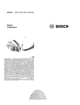 Bosch T20-UL Operating instructions