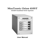 MaxTronic Orion 410ST User manual