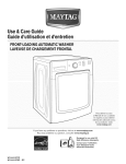 Maytag MHW3500 Use & care guide