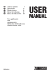Zanussi ZEE3921IXA User manual