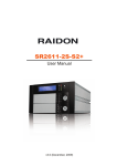Raidon SR2611-2S-S2+ User manual
