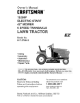 Craftsman EZ3 917.270813 Owner`s manual