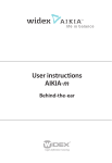 User instructions AIKIA-m