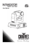 Chauvet Intimidator Sport LED 150 User manual