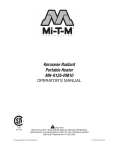 Mi-T-M MH-0125-RM10 Operator`s manual