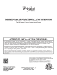 Whirlpool WFD193 Instruction manual