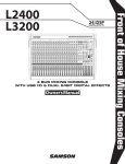 Samson L3200 Specifications