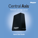Seagate Maxtor Central Axis User guide