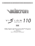 Vidikron Vision 110 Specifications