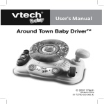 VTech Around Town Baby Driver Instruction manual