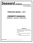 Seaward 1273 Owner`s manual